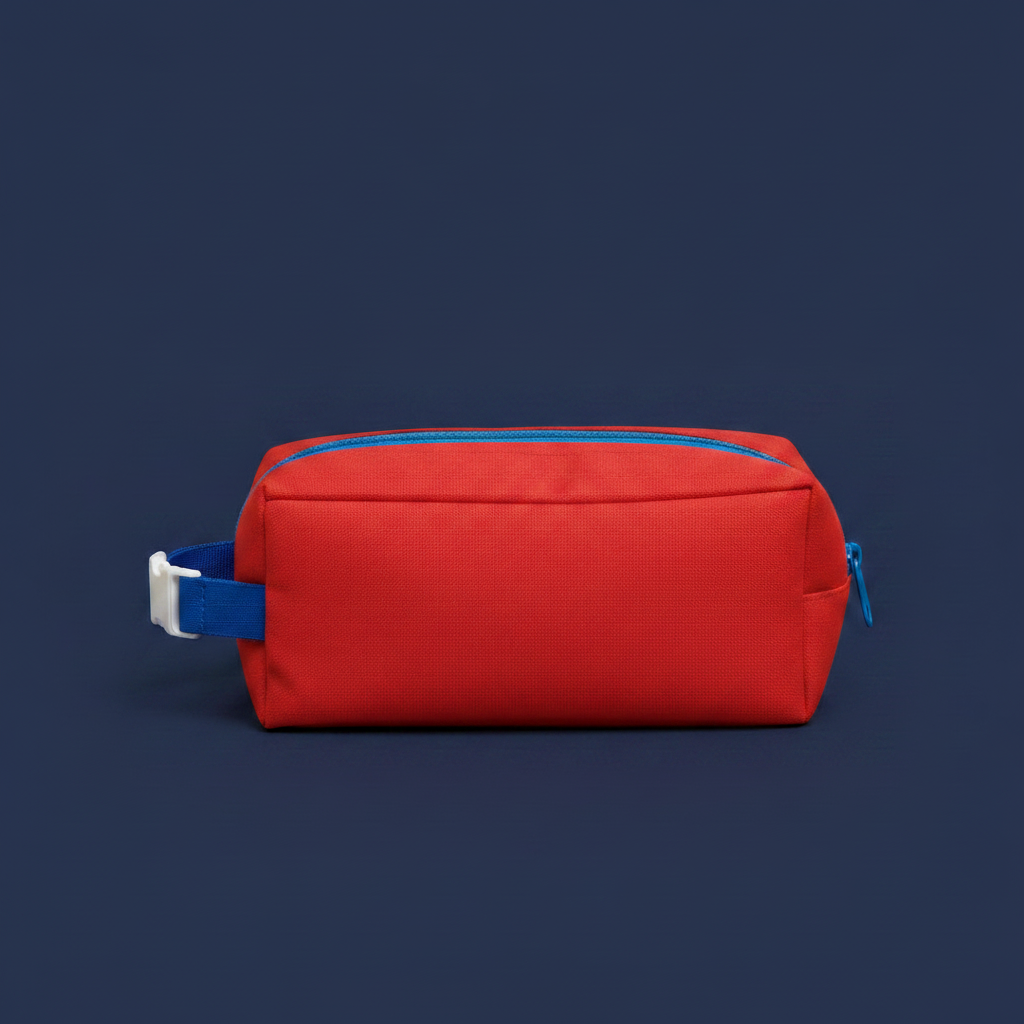 Red on Navy