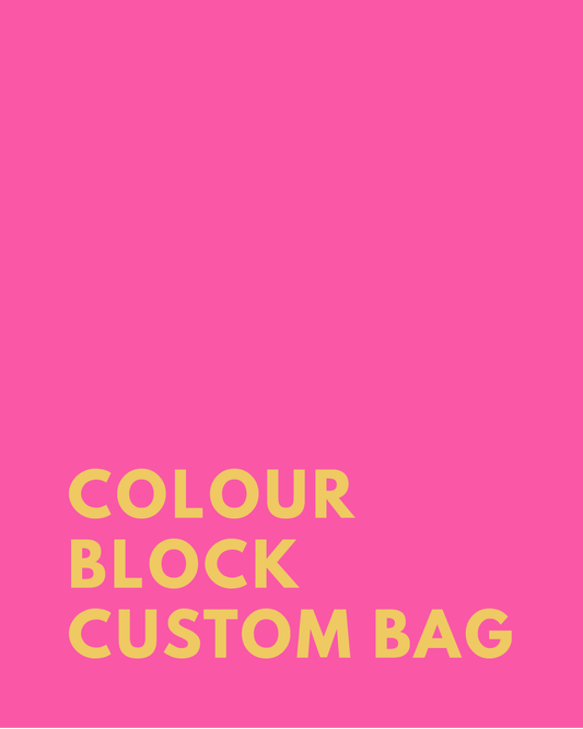 COLOUR BLOCK CUSTOM BAG