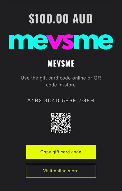MEVSME GIFT CARD
