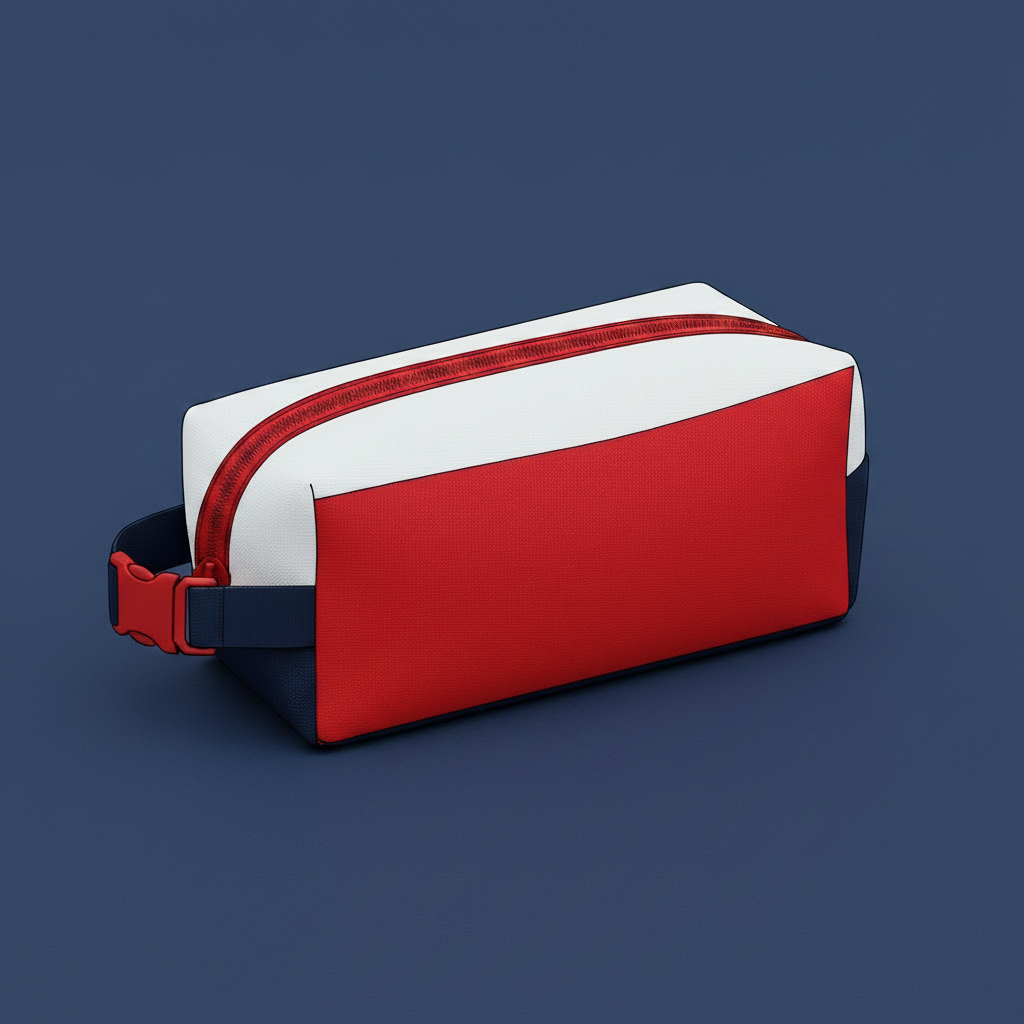 MVP Navy Strap Red Buckle